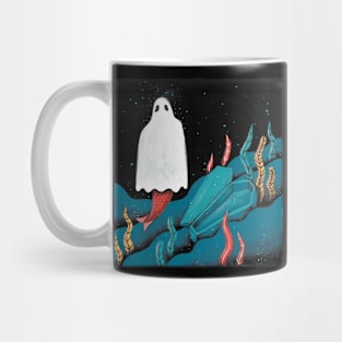 mermaid ghost Mug